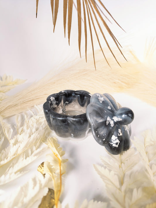 Pot à bijoux en résine époxy