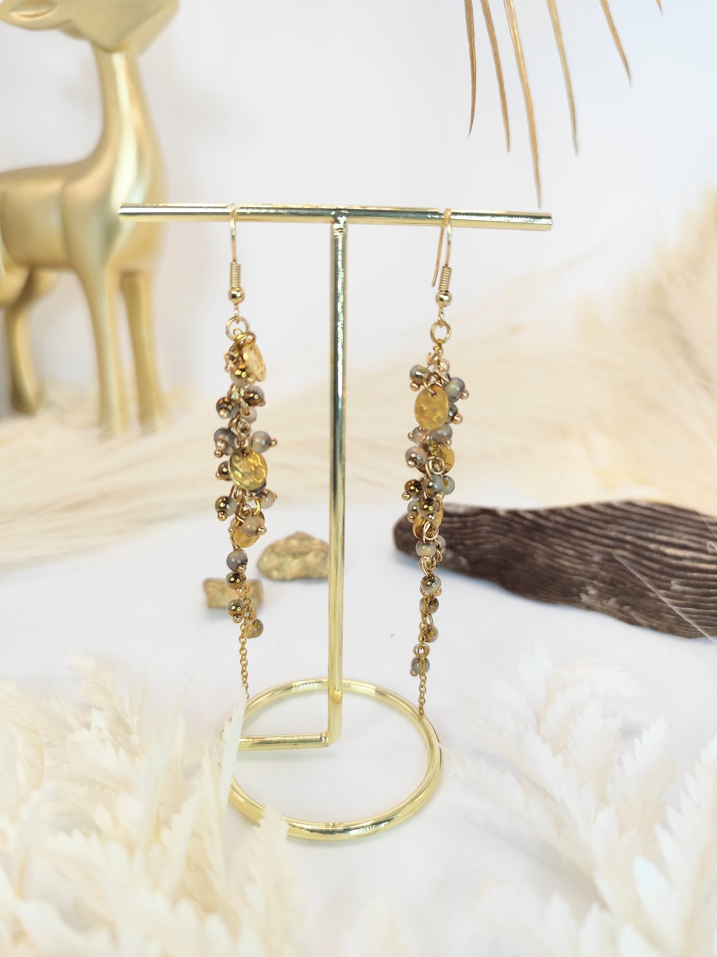 Boucles d'oreilles en perles