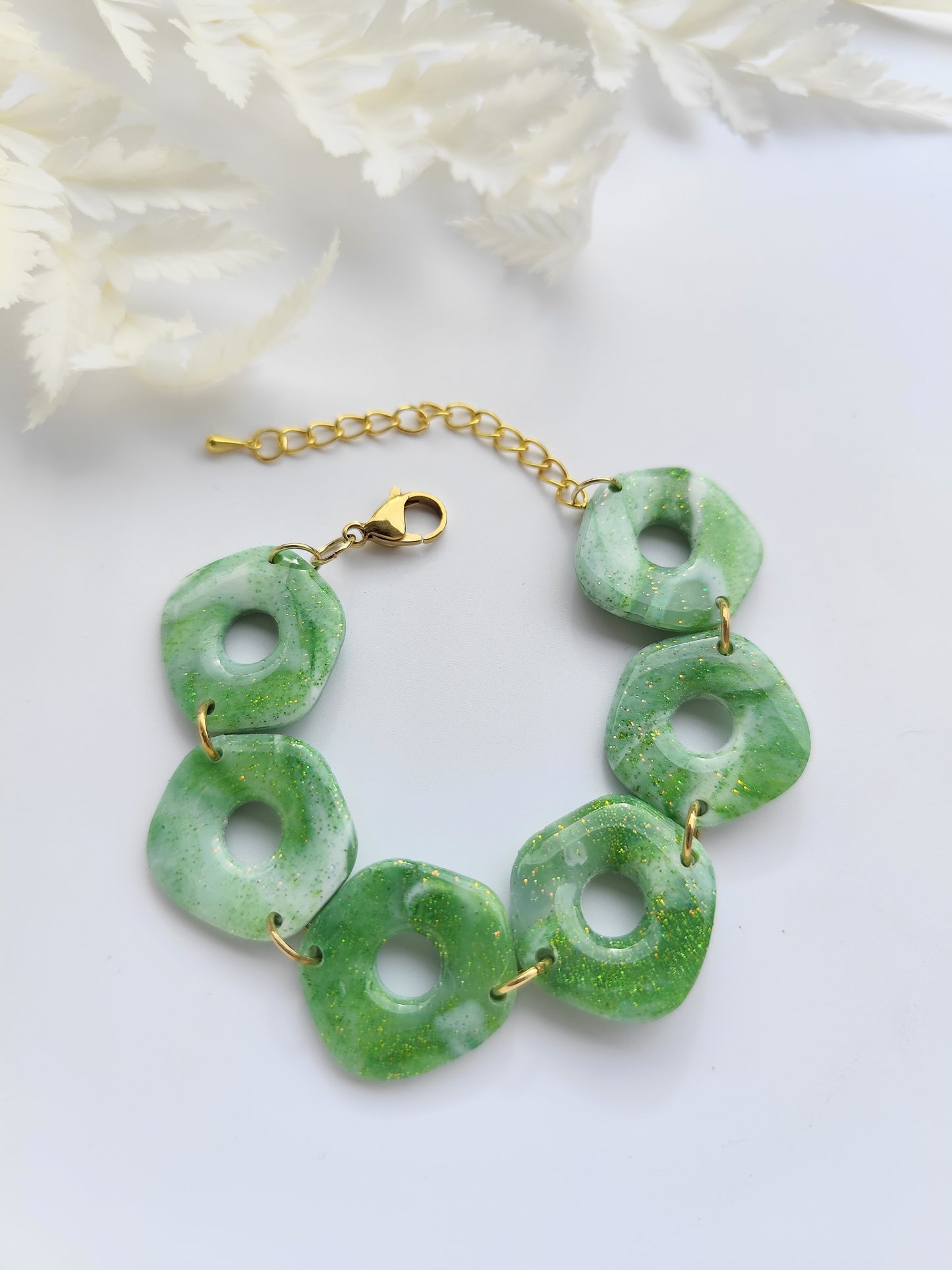 Bracelet Onde Verte