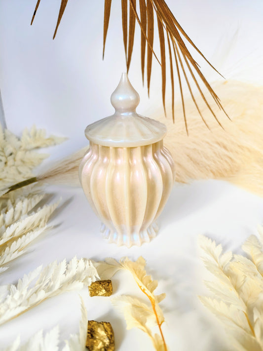 Pot multi usage avec couvercle en résine époxy