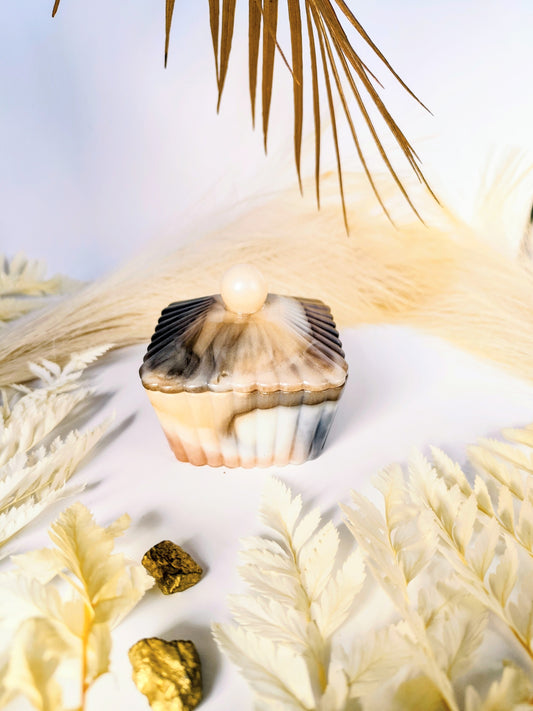 Boîte  à bijoux en résine époxy