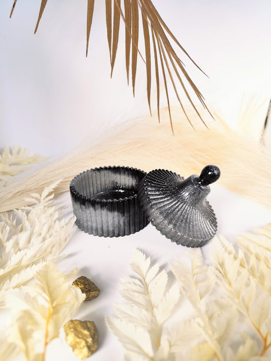Pot à bijoux en résine époxy