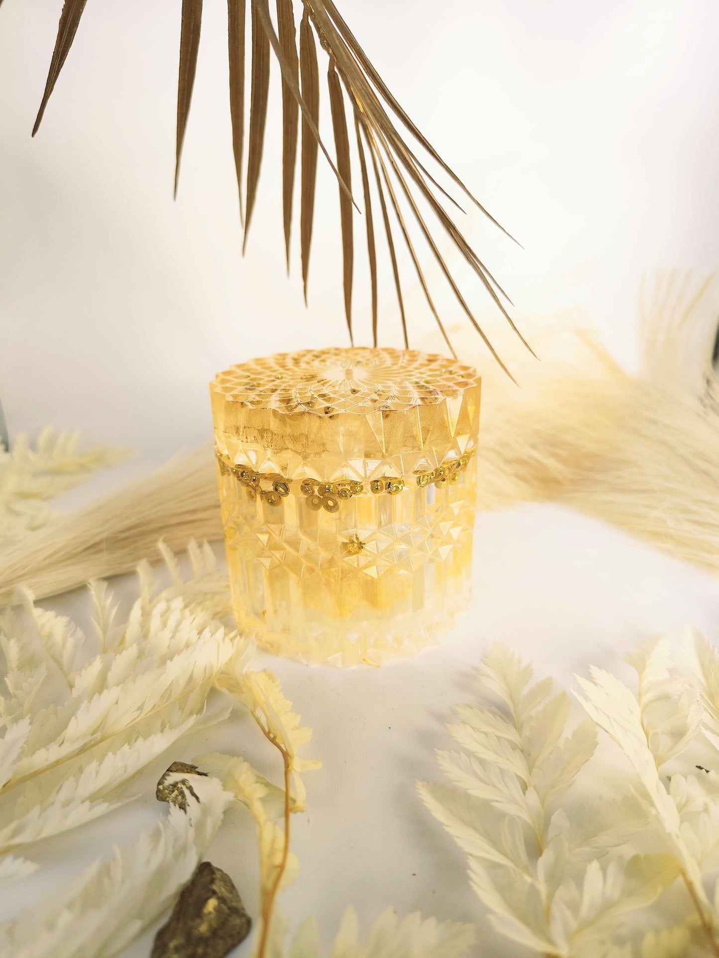 Pot à bijoux en résine époxy