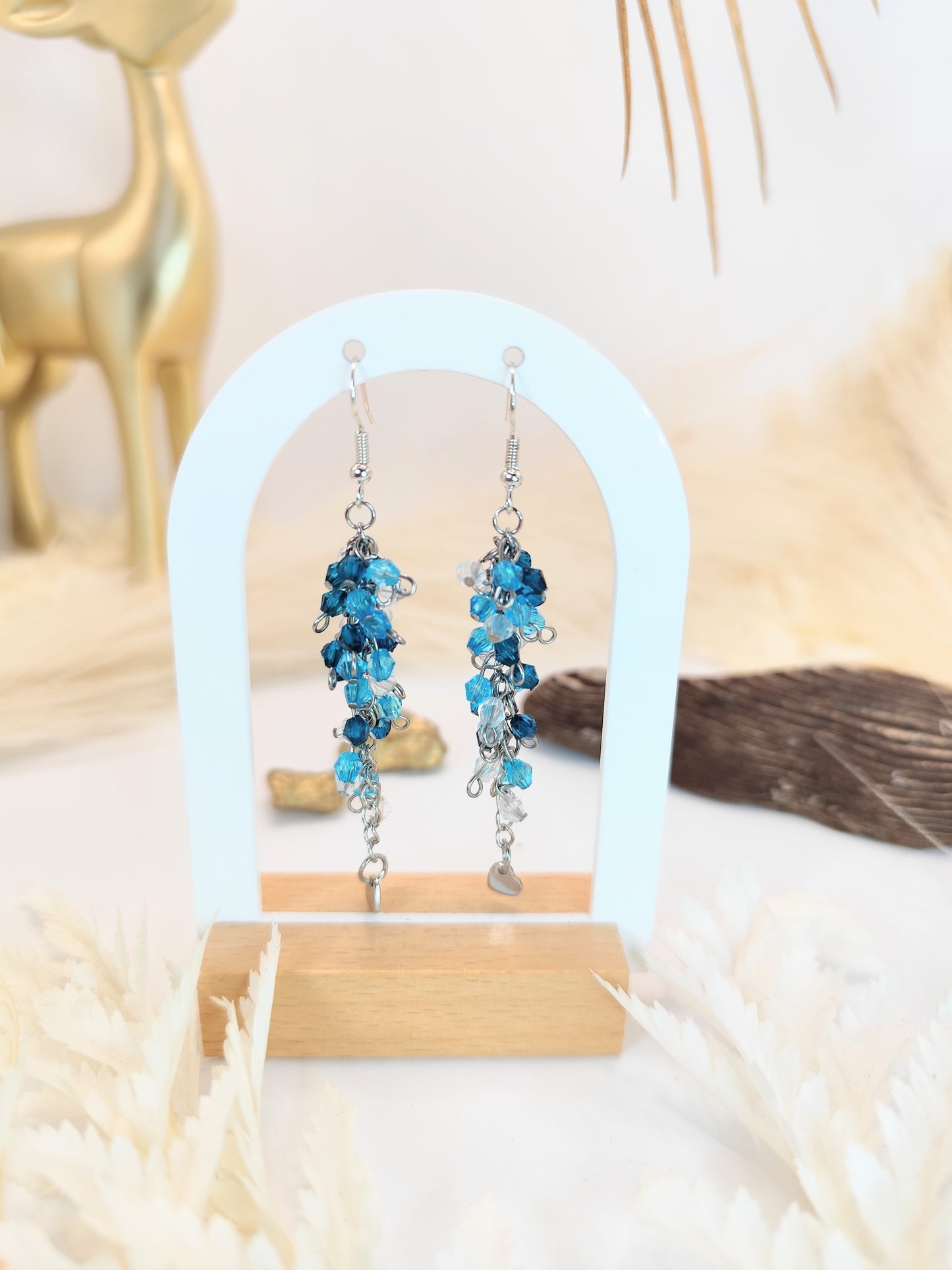 Boucles d'oreilles en perles