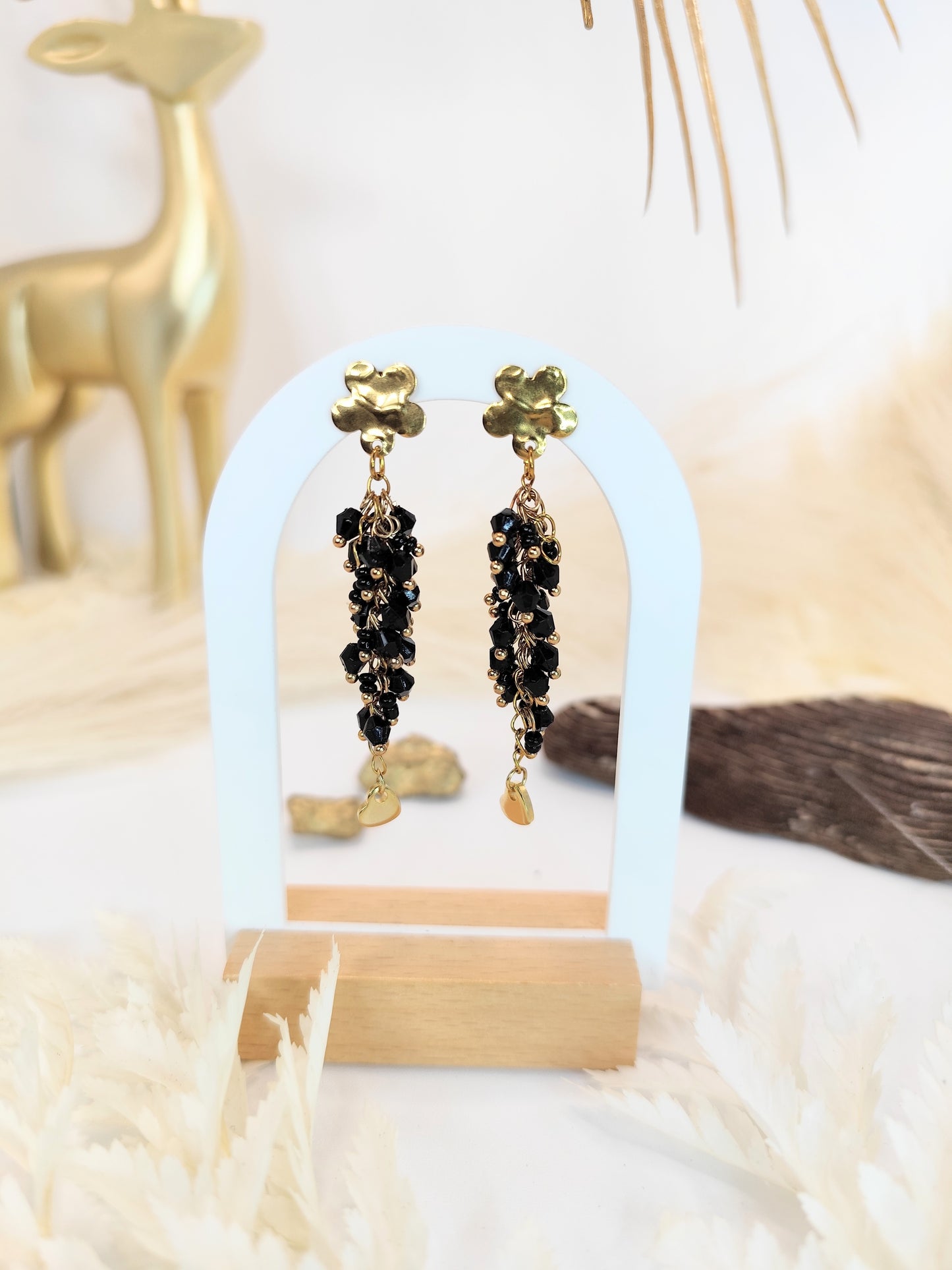Boucles d'oreilles en perles