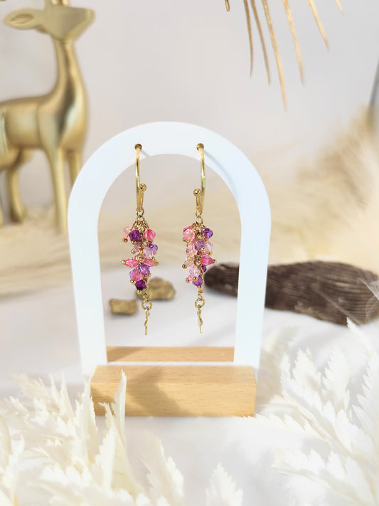 Boucles d'oreilles en perles