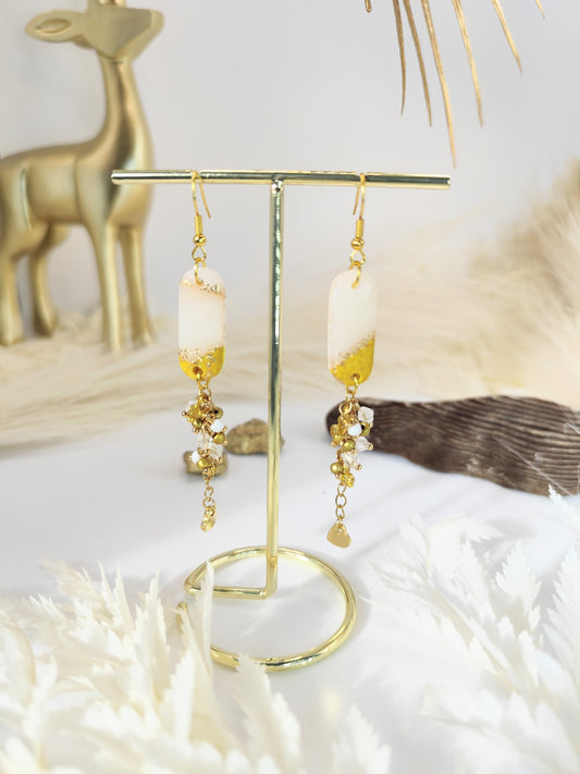 Boucles d'oreilles en perles