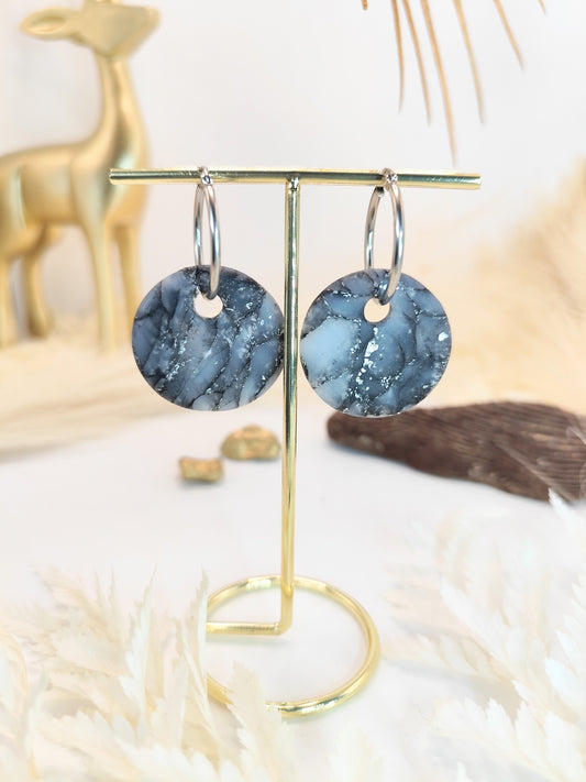 Boucles d'oreilles en pâte polymère