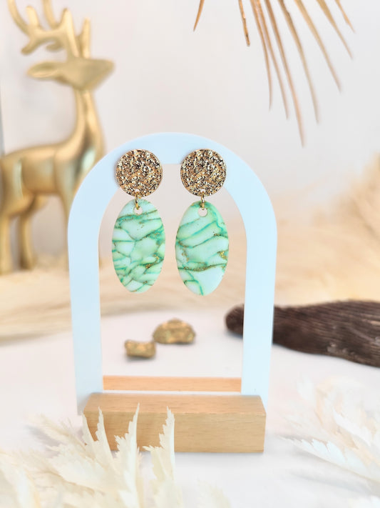 Boucles d'oreilles en pâte polymère