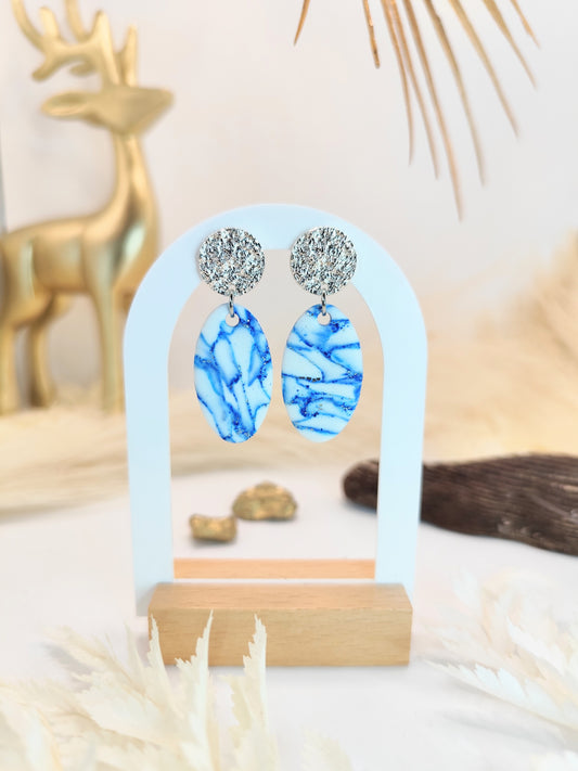 Boucles d'oreilles en pâte polymère