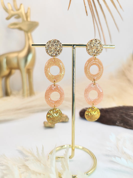 Boucles d'oreilles en pâte polymère