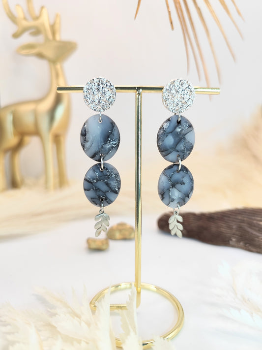 Boucles d'oreilles en pâte polymère