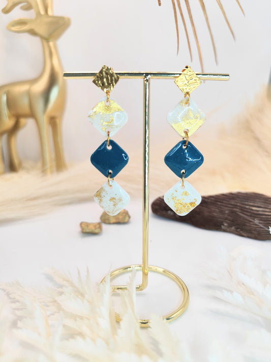 Boucles d'oreilles en pâte polymère