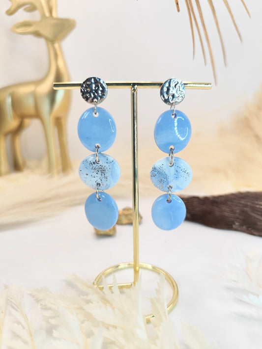 Boucles d'oreilles en pâte polymère