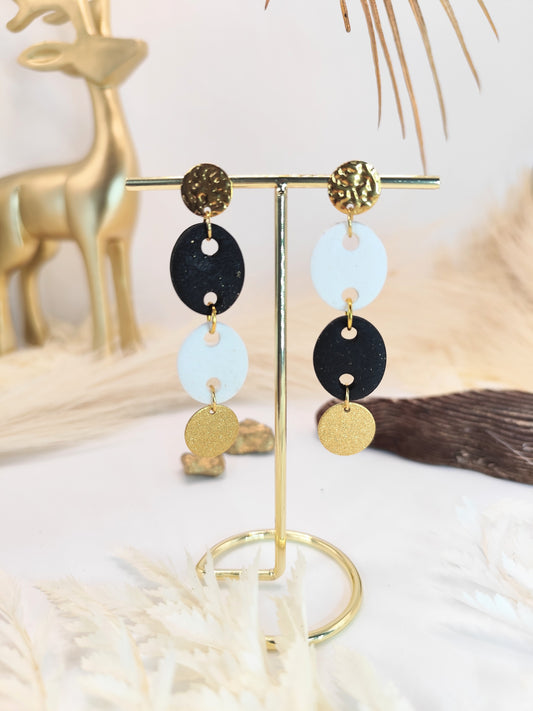 Boucles d'oreilles en pâte polymère