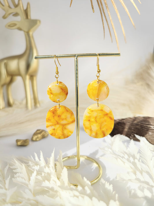 Boucles d'oreilles en pâte polymère