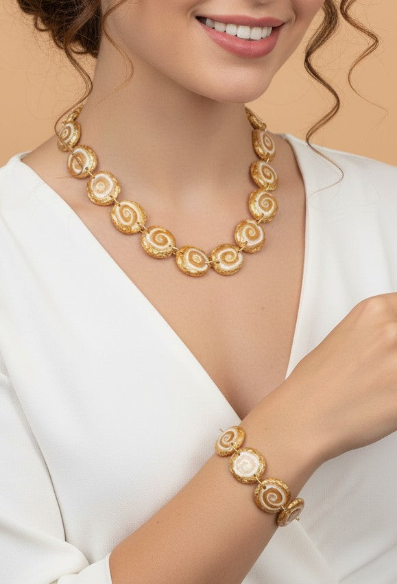 ensemble Amaya  fait main en pâte polymère -bijoux artisanal