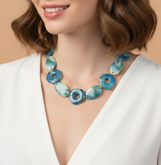 Collier Pétale de Vert