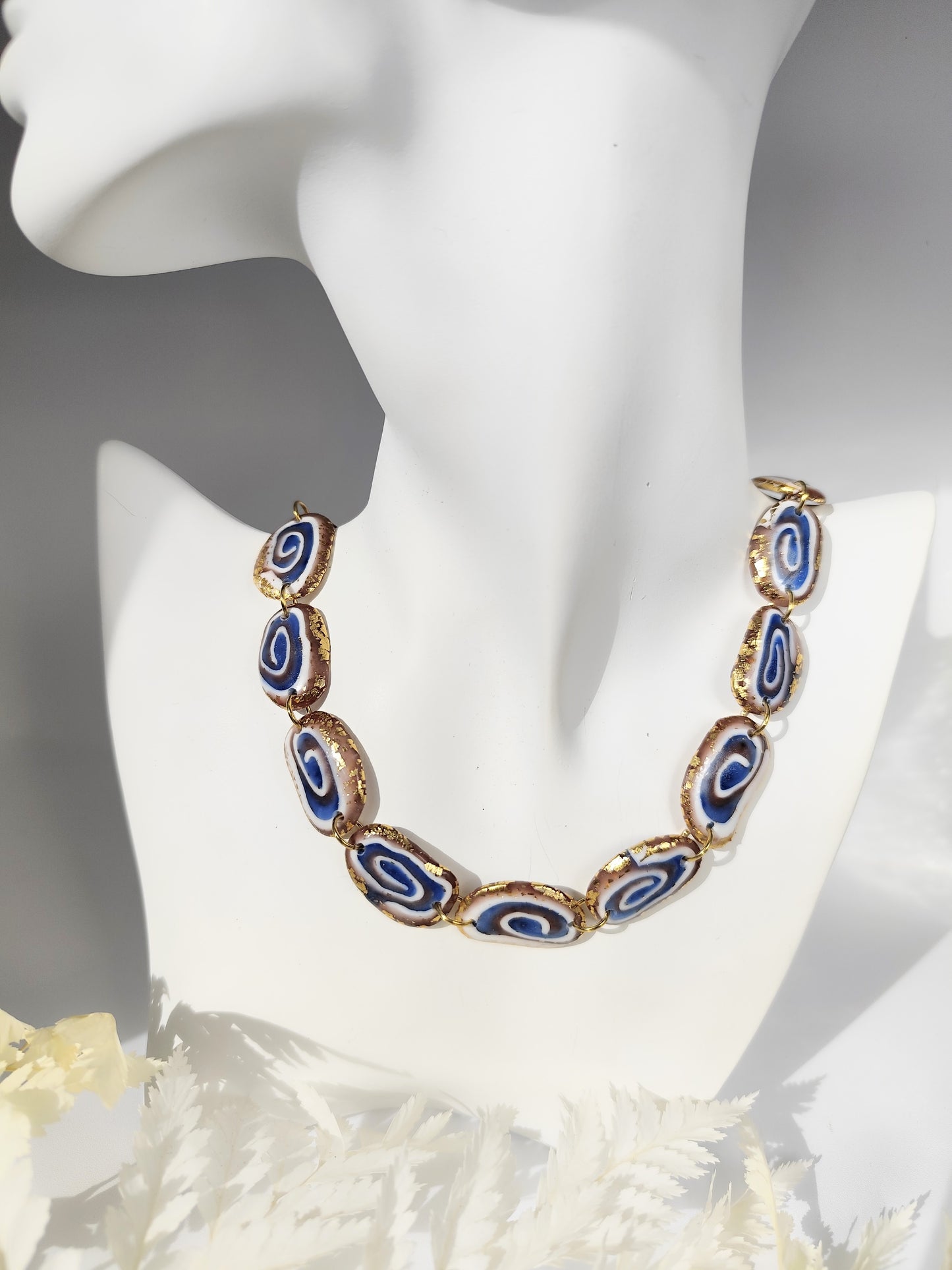 Collier Spirale d' Azur