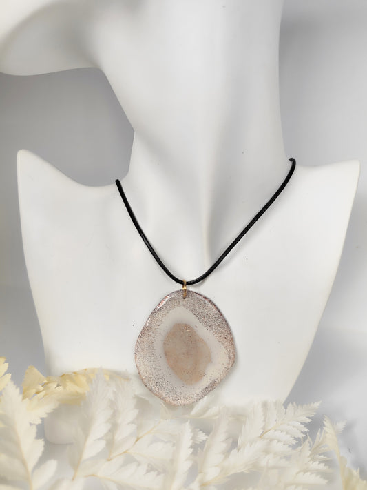 Collier Ovale Minéral